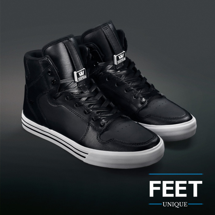 Flat Black Leather Shoelaces ← Perfect sneaker laces Shop here